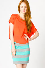 Amelia Cropped Woven blouse