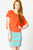 Amelia Cropped Woven blouse