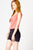 Andrea Candy Stripe Cowl Tank
