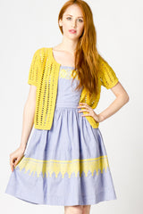 Aubrey Crochet Shortsleeve Cardi