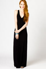 Audrey Racerback Maxi in Black